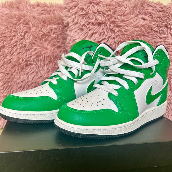 Jordan Other - NIB: Air Jordan 1 Mid (GS) Big Kids size 5.5Y (women’s sizing in photos)